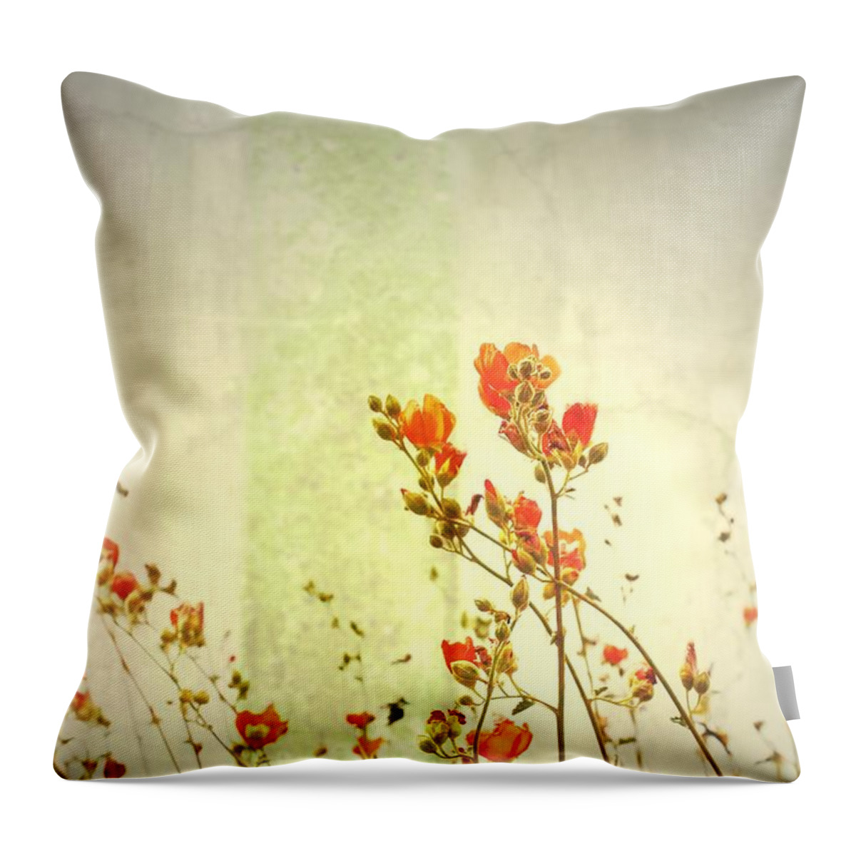 Flower Throw Pillow featuring the photograph Climb The Sky by Mark Ross