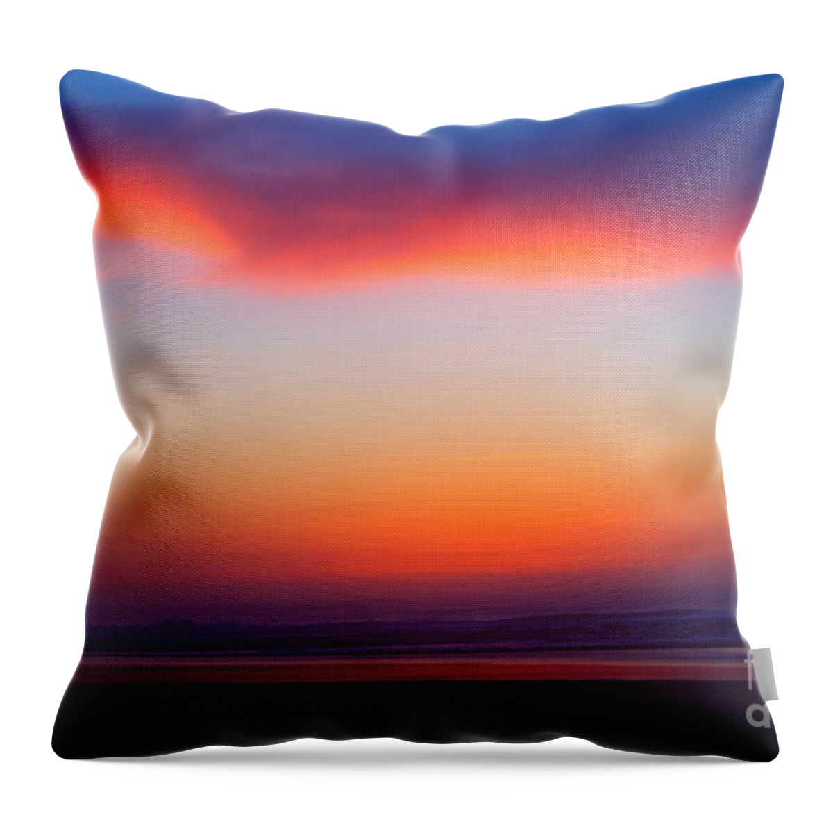 Landscape Throw Pillow featuring the photograph Cloud Hold The Sun by Adria Trail