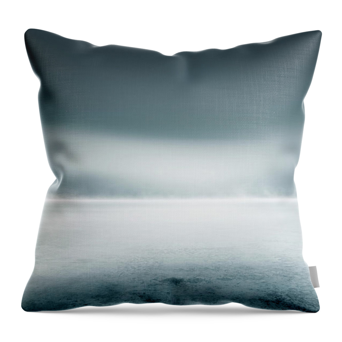 Tranquility Throw Pillow featuring the digital art Cold Studio Background by Aaron Foster