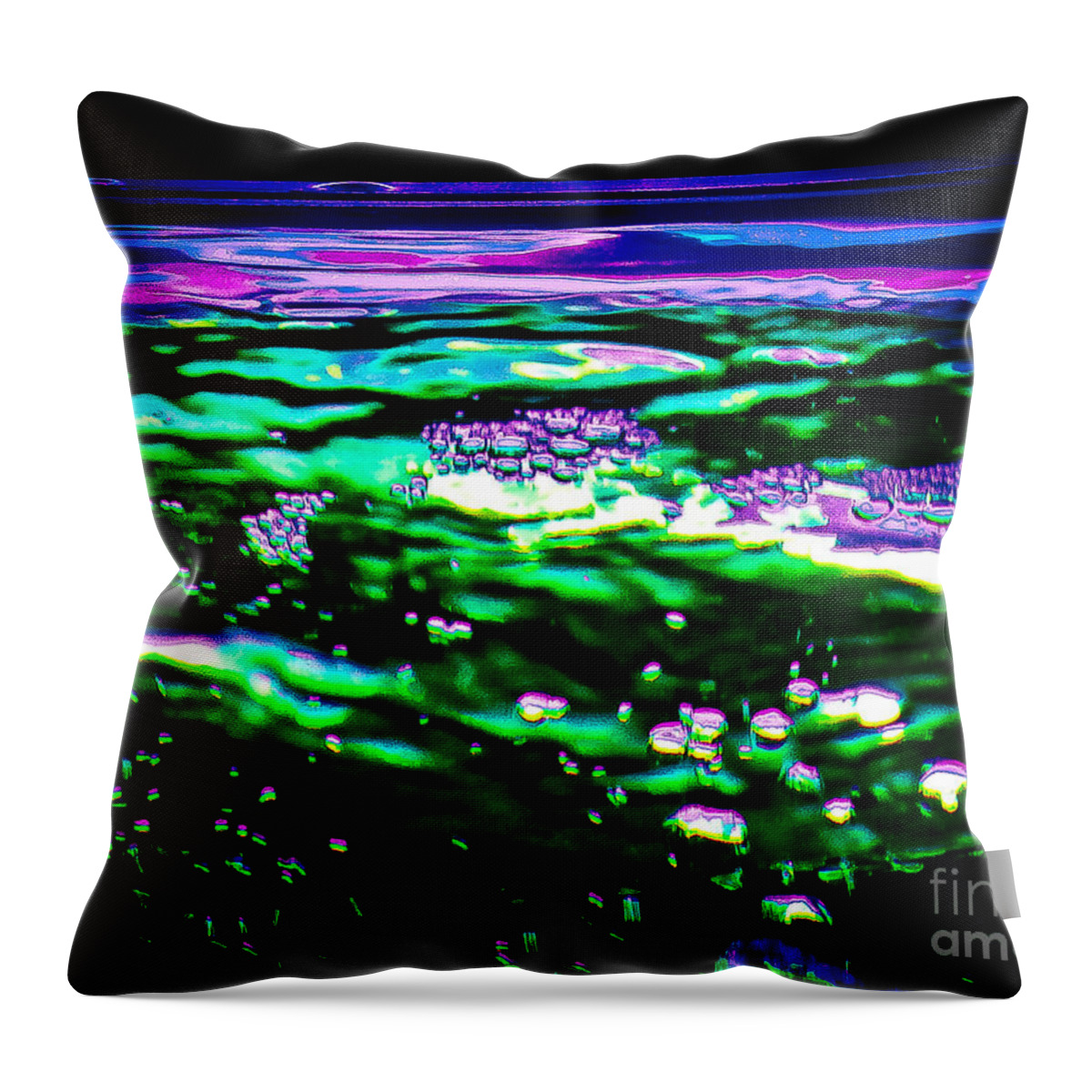 Abstract Throw Pillow featuring the photograph Colorful Taste by Fei A