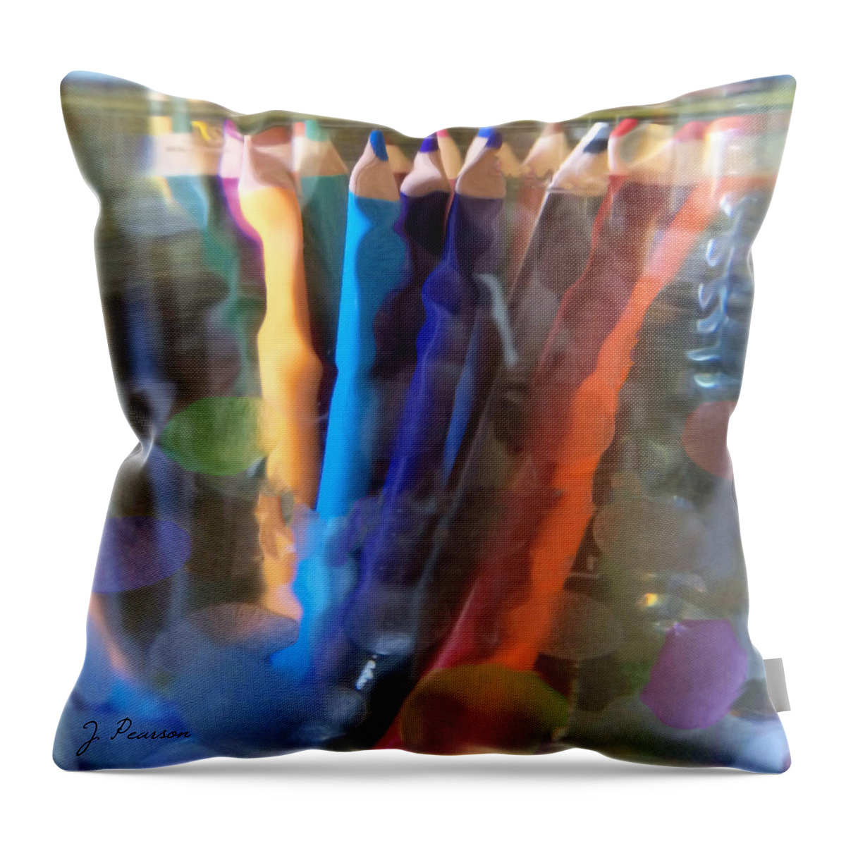Colors Throw Pillow featuring the photograph Colors Underwater by Jackson Pearson