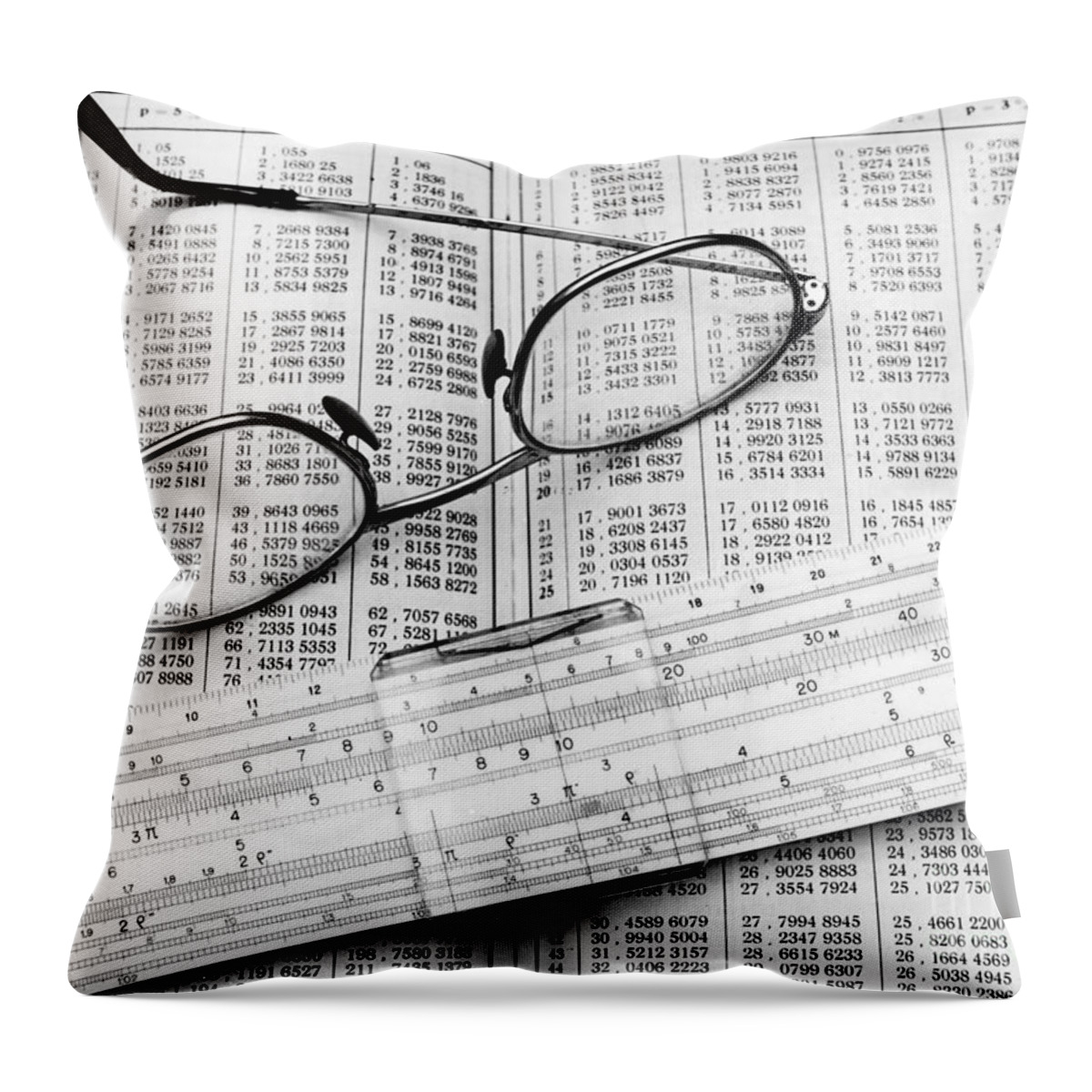 Computation Throw Pillow featuring the photograph Computations by Pierre Berger