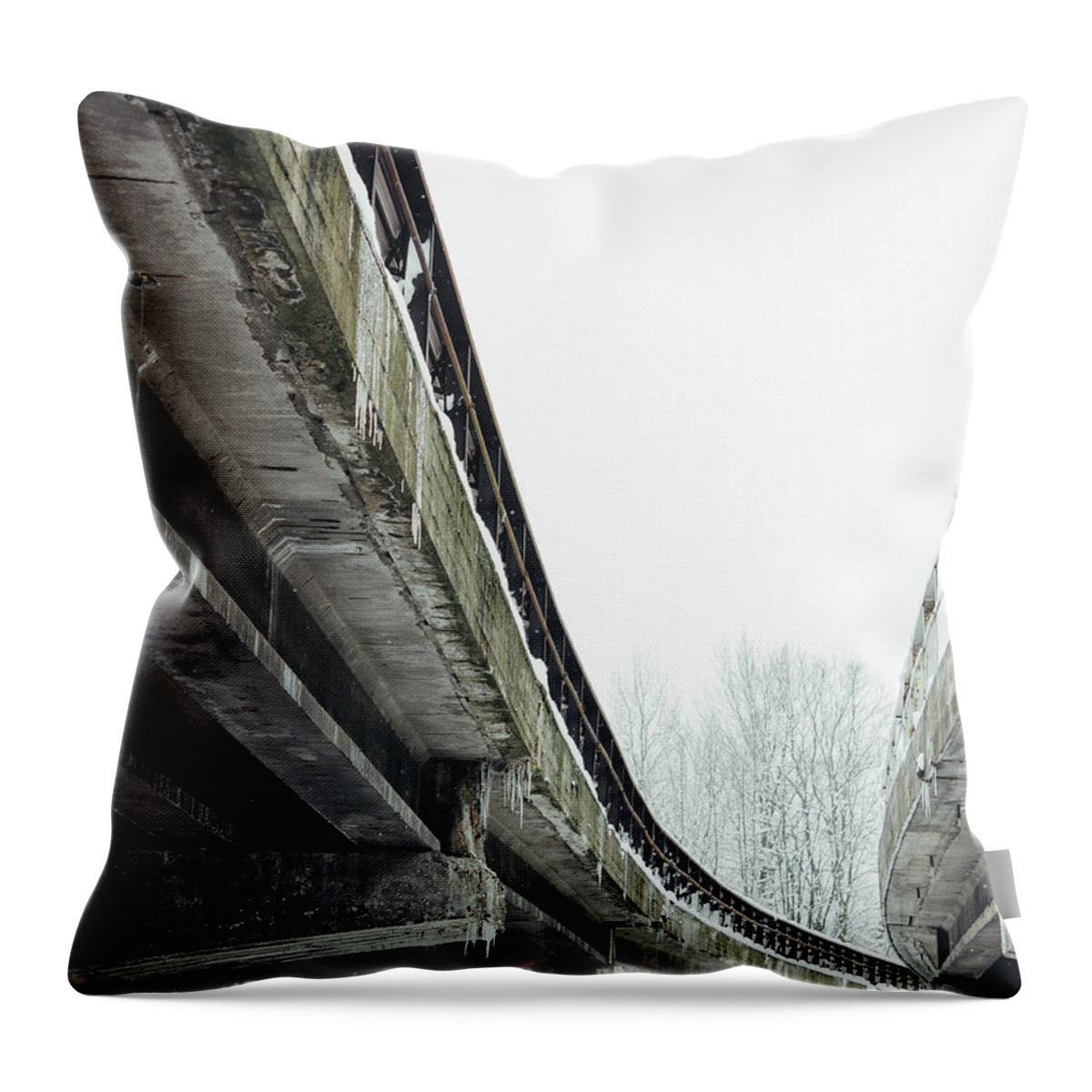Concrete Throw Pillow featuring the photograph Concrete Jungle by Pati Photography