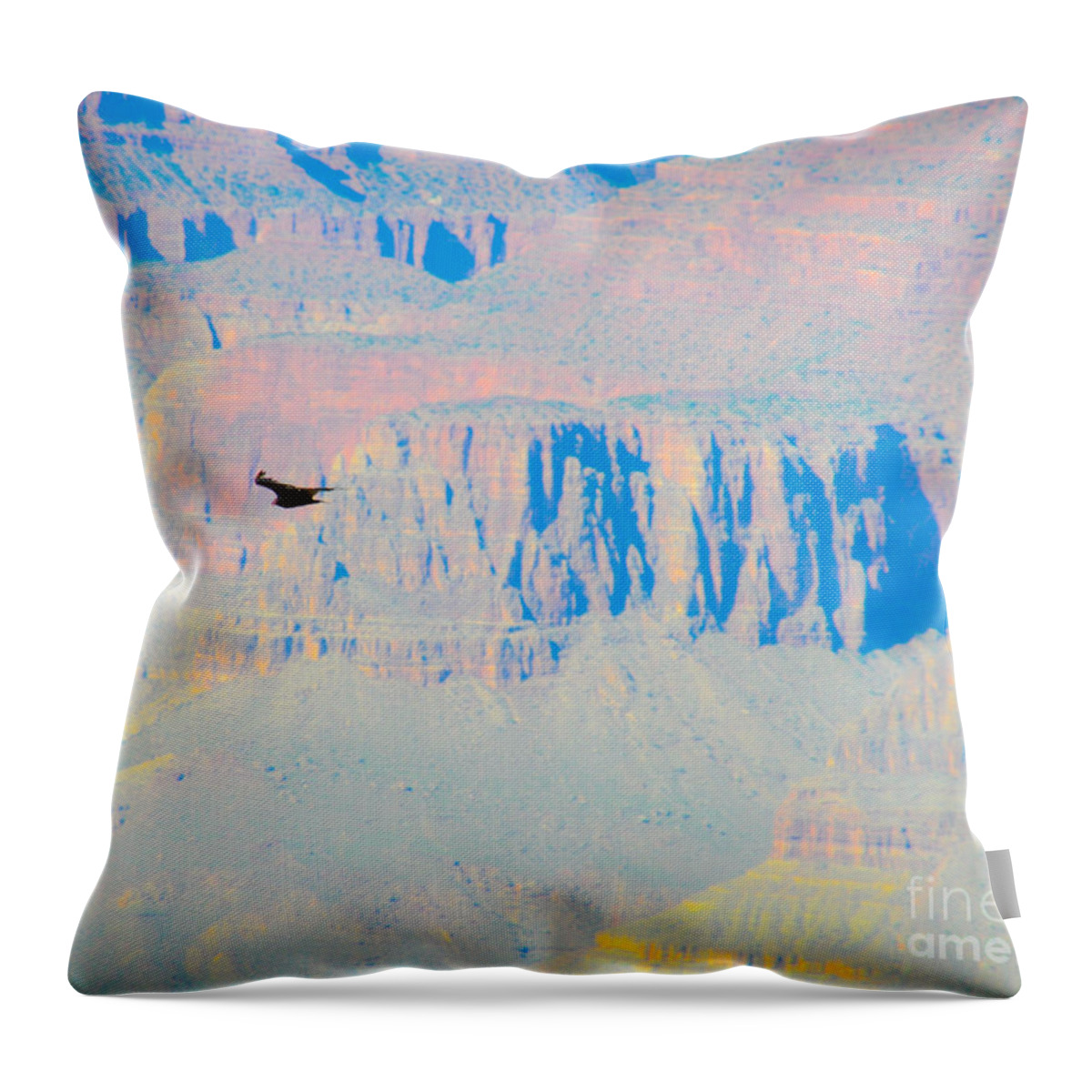 Grand Throw Pillow featuring the photograph Condor Series G by Cheryl McClure