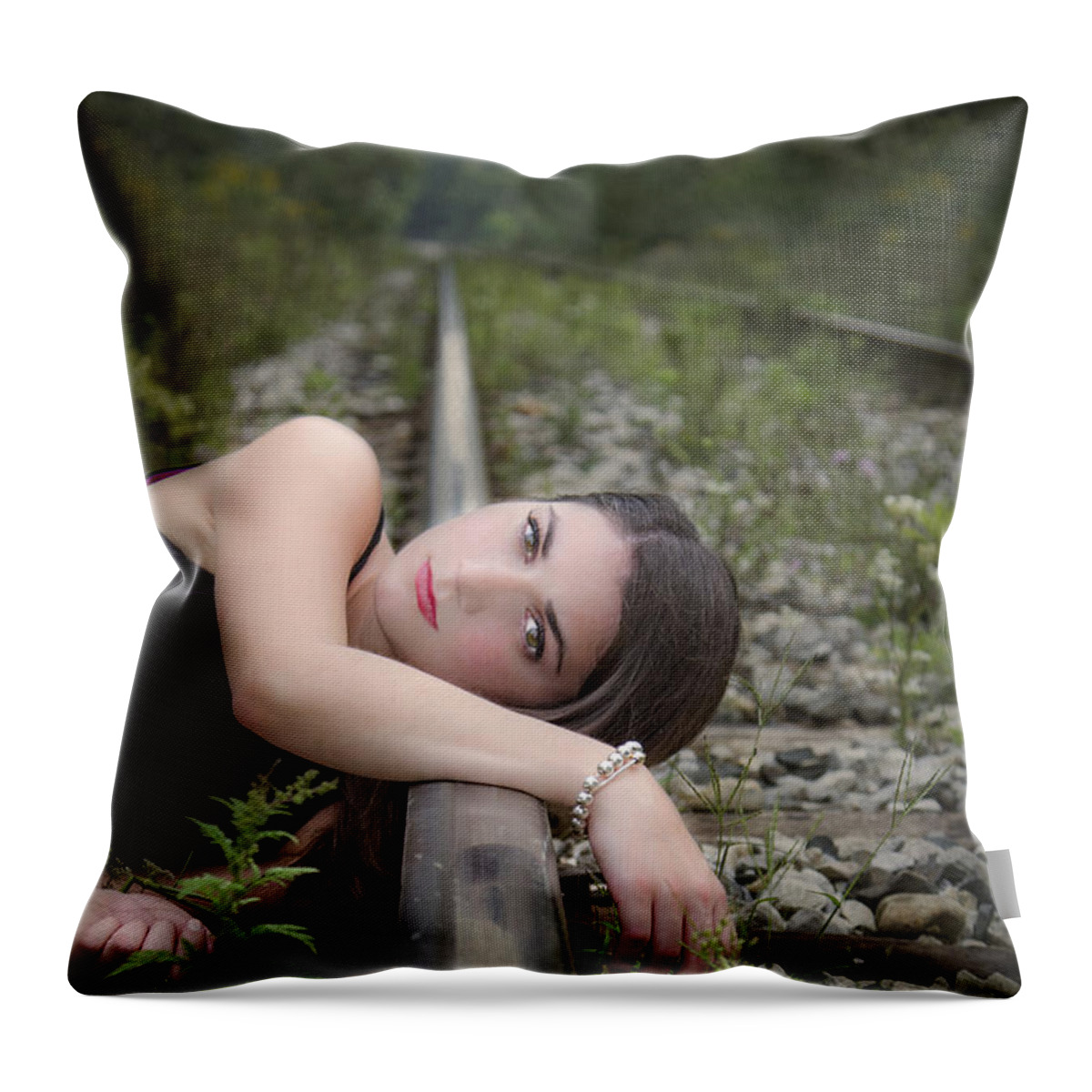 Alone Throw Pillow featuring the photograph Confessions Of A Broken Heart by Evelina Kremsdorf