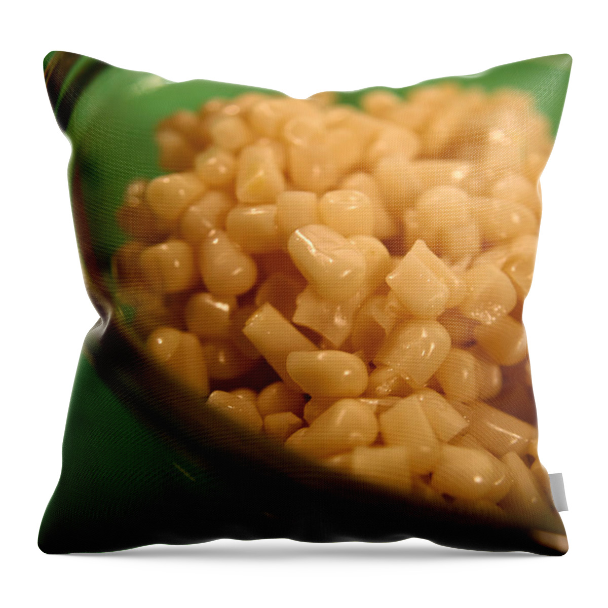 Science Throw Pillow featuring the photograph Cooked Corn Kernels by Science Source