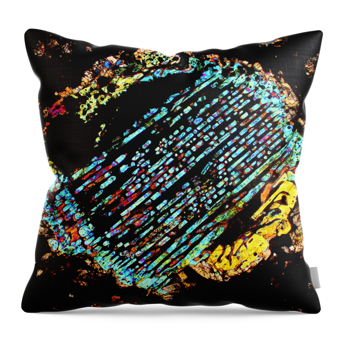 Meteorites Throw Pillow featuring the photograph Blue Moon by Hodges Jeffery