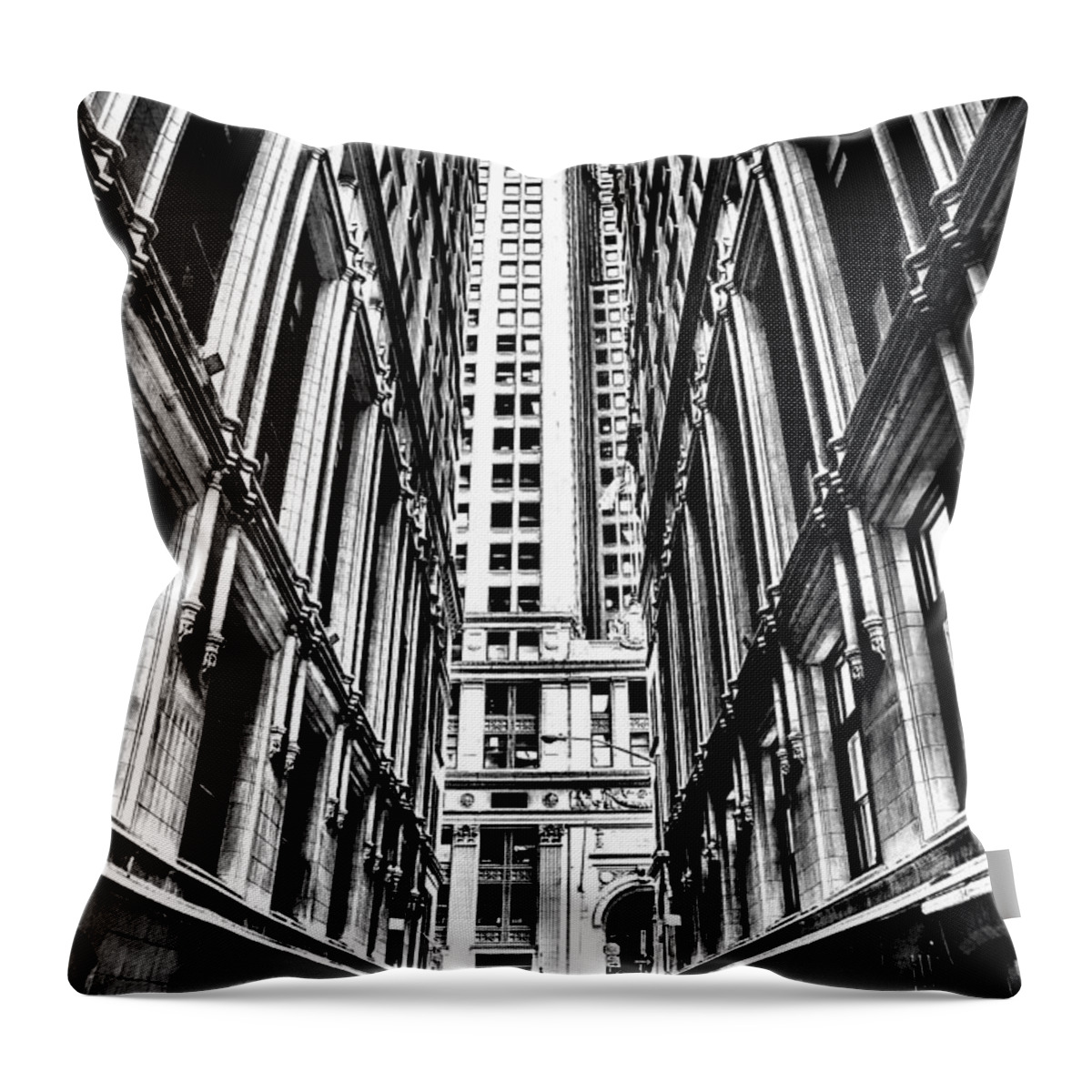 New Throw Pillow featuring the photograph Corporatocracy by Az Jackson