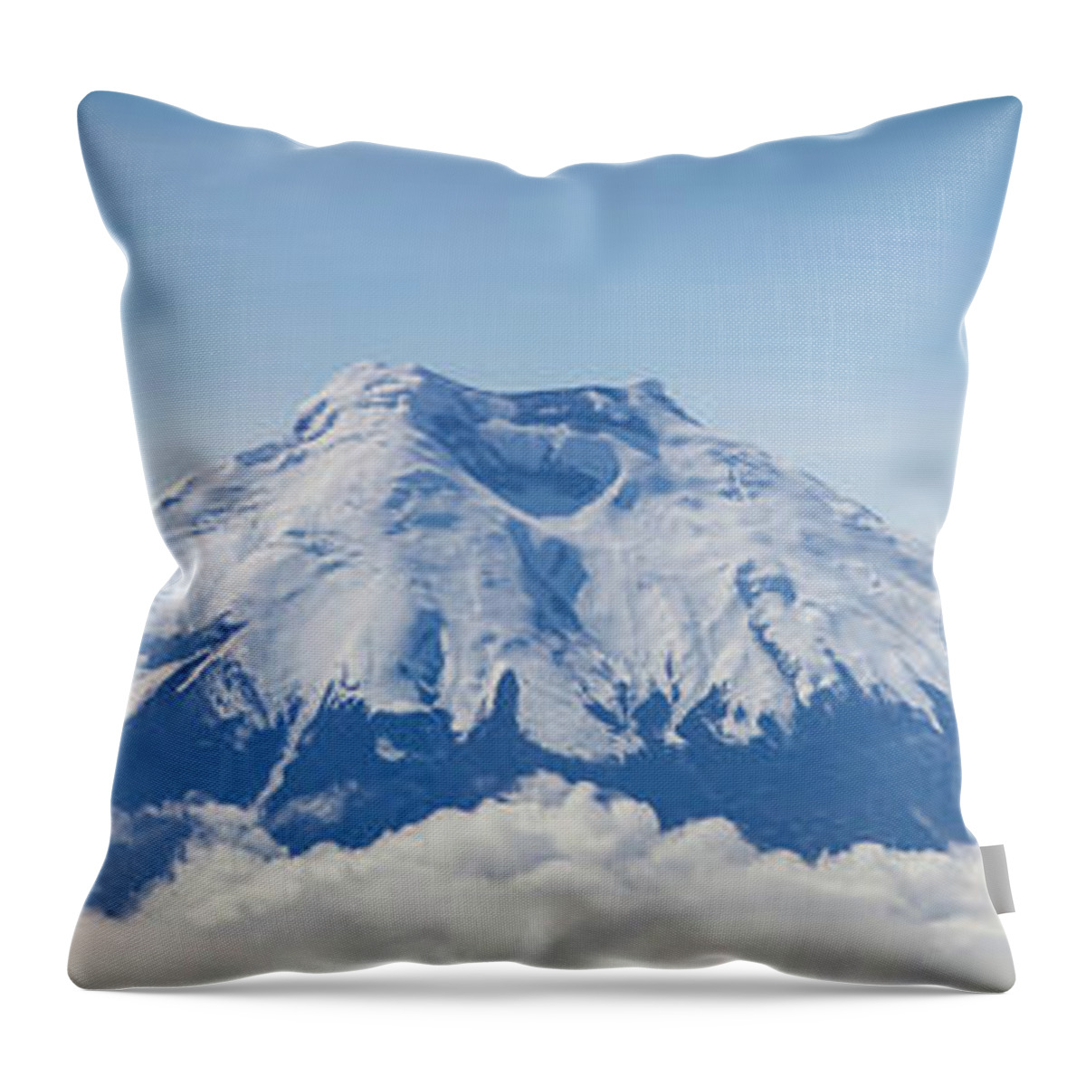 Scenics Throw Pillow featuring the photograph Cotopaxi Volcano by J. Smith Photography
