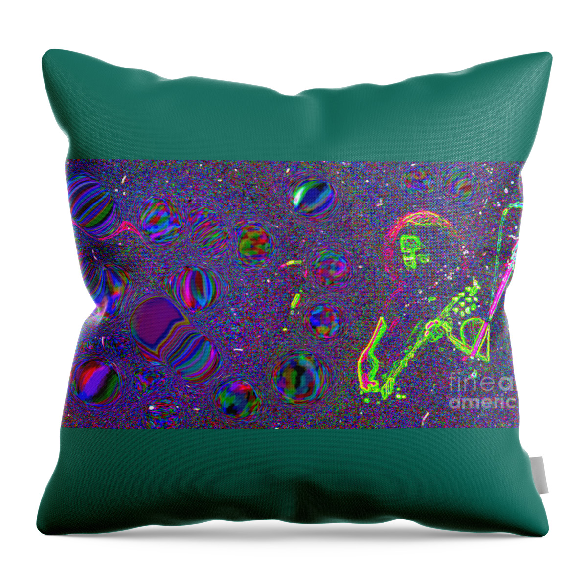 Jerry Throw Pillow featuring the photograph Crazy Fingers  by Susan Carella