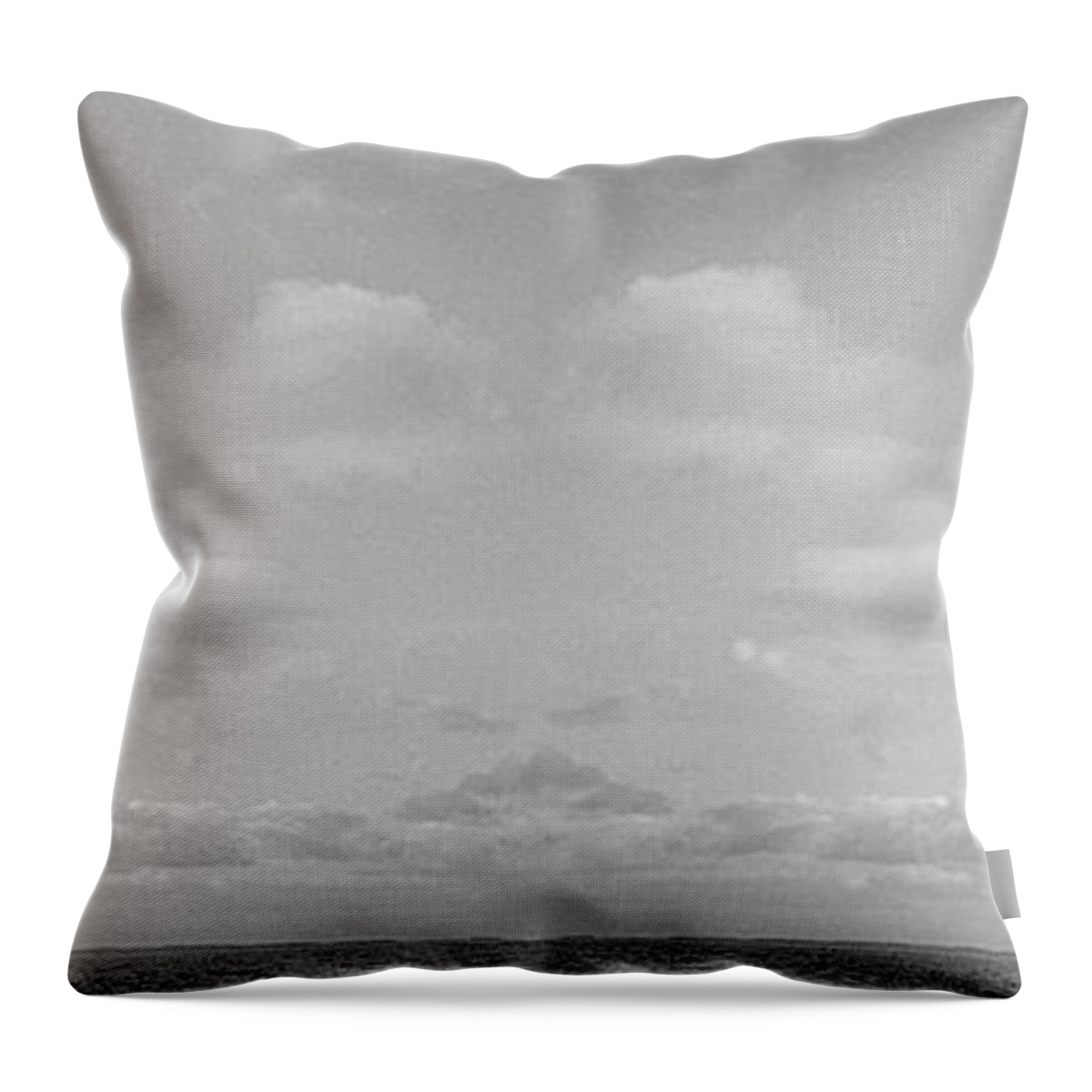 Sea Throw Pillow featuring the photograph Cross of life by Casper Cammeraat