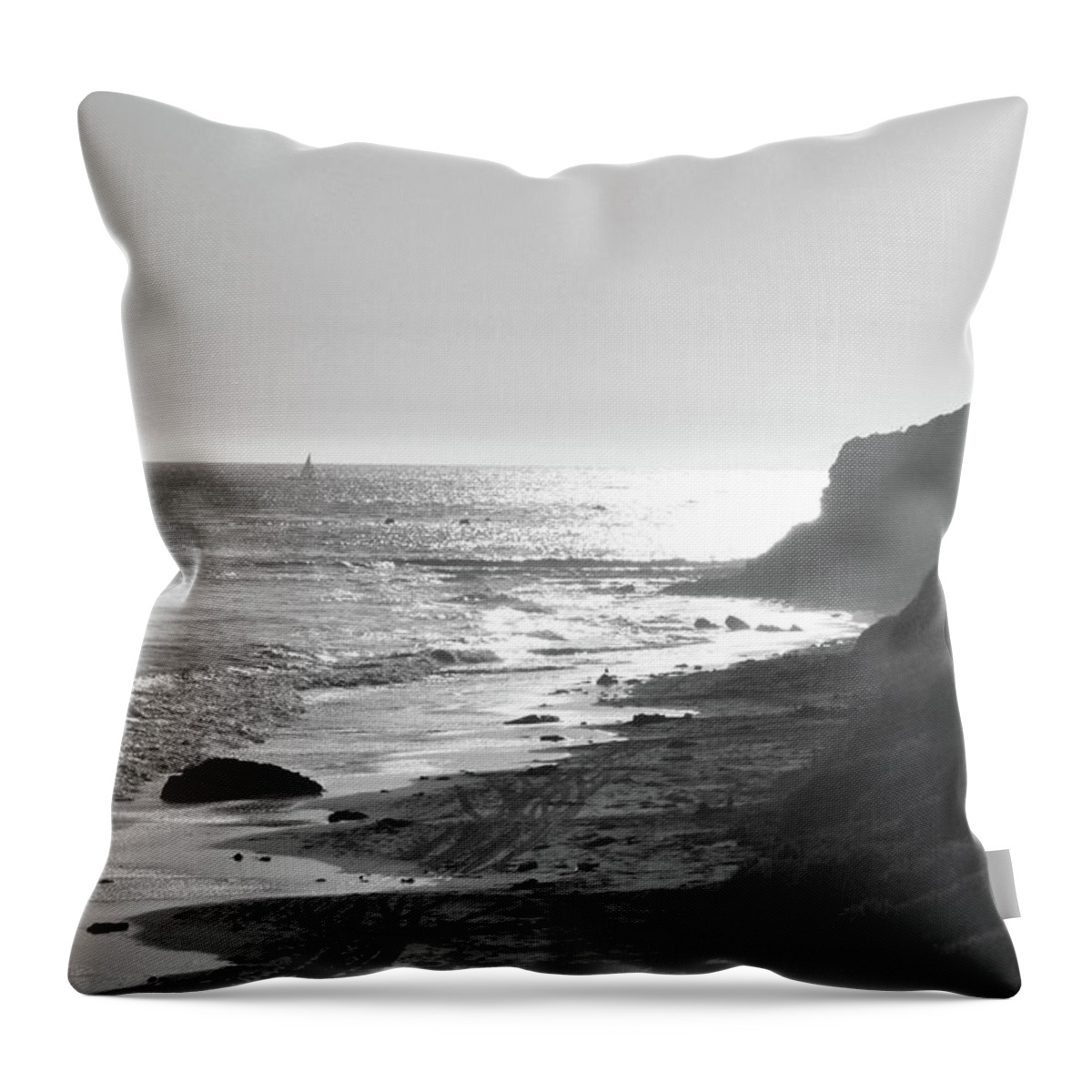 Ocean Throw Pillow featuring the photograph Crystal Cove I by Suzette Kallen