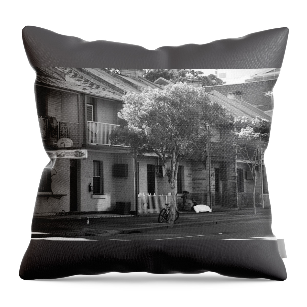 Australia Throw Pillow featuring the photograph Cup With A Straw by Lee Stickels