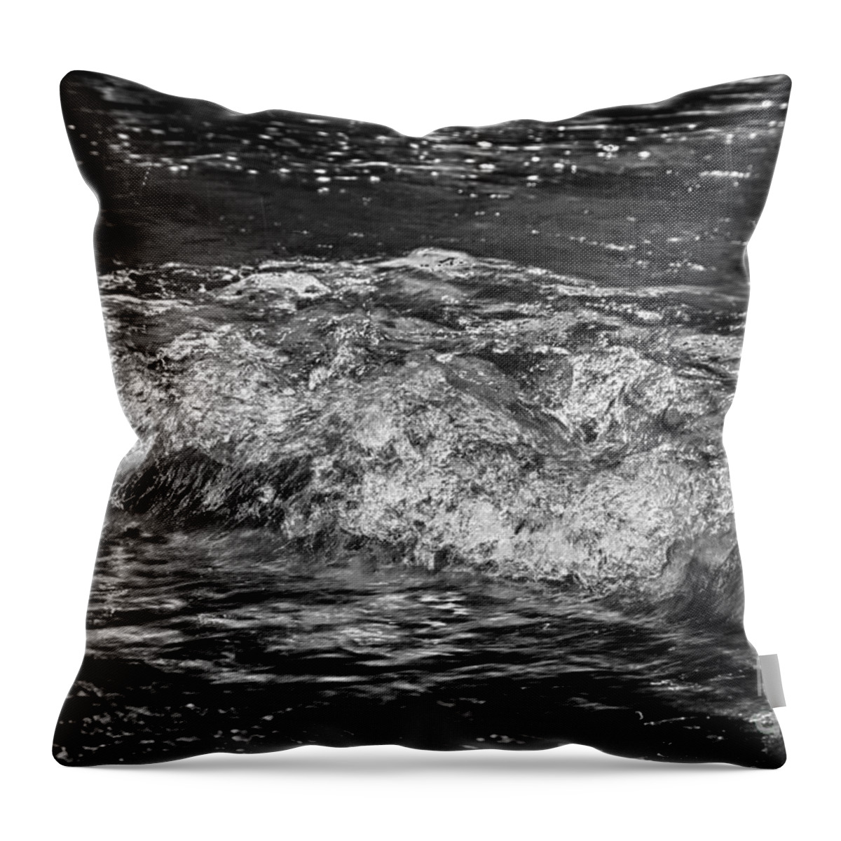 Awosting Falls Throw Pillow featuring the photograph Current by Rick Kuperberg Sr
