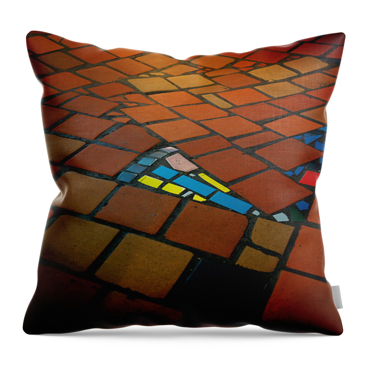 Curve Throw Pillow featuring the photograph Curvy floor by Ivan Slosar