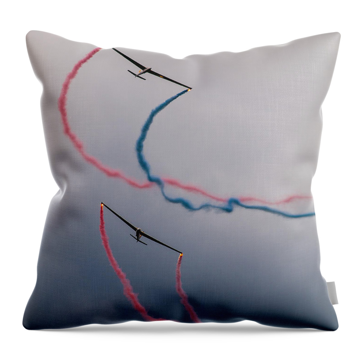 Glider Throw Pillow featuring the photograph Dancing in the air by Davorin Mance
