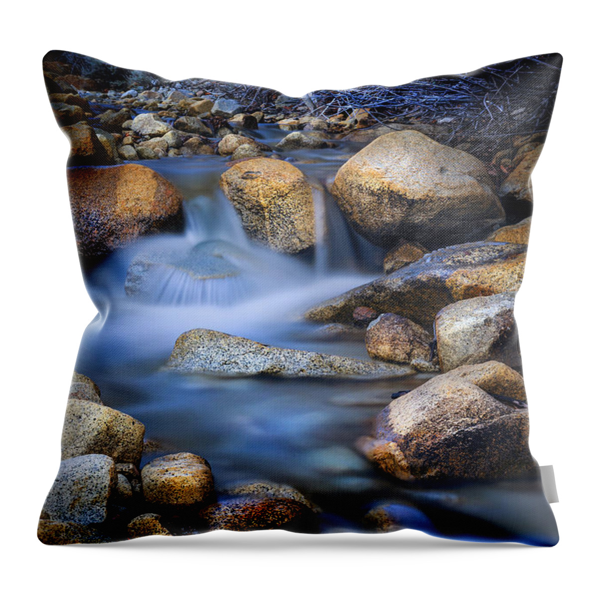 Creek Throw Pillow featuring the photograph Davis Creek II by Dianne Phelps