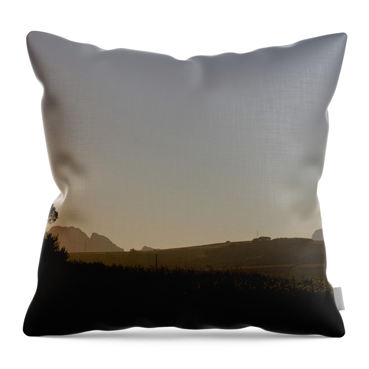 Dawn Throw Pillow featuring the photograph Dawn in Cape Town by John Stuart Webbstock