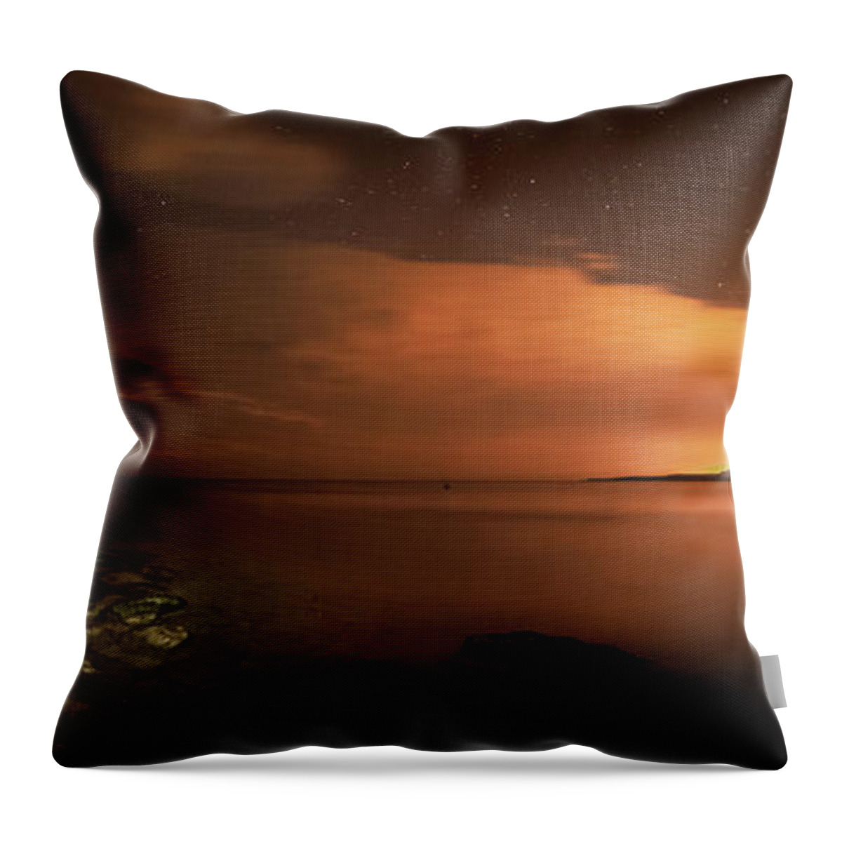 Aurora Throw Pillow featuring the photograph Dawns Early Light by Everet Regal