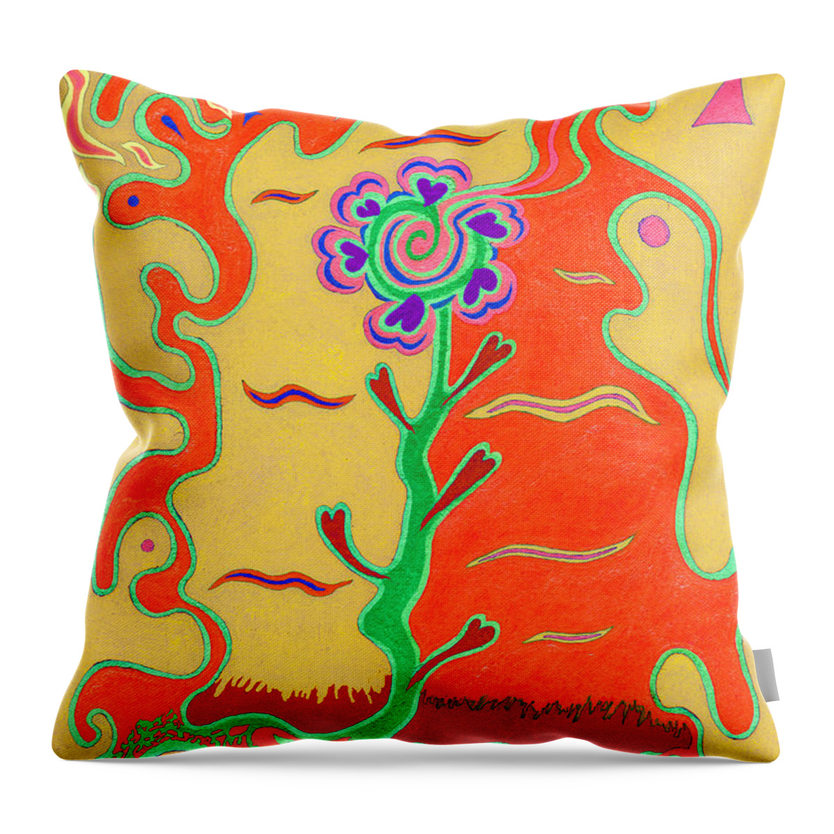 Day's Passion Throw Pillow featuring the photograph Day's Passion V18 by Kenneth James