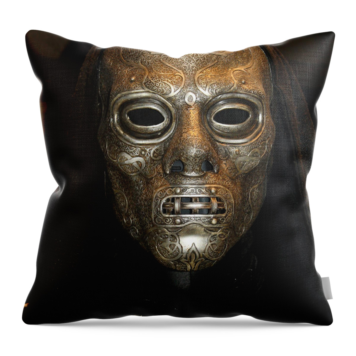 Harry Potter Throw Pillow featuring the photograph Death Eater by David Nicholls