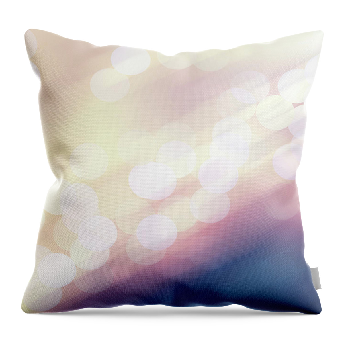 Celebration Throw Pillow featuring the photograph Defocused Lights by Liangpv