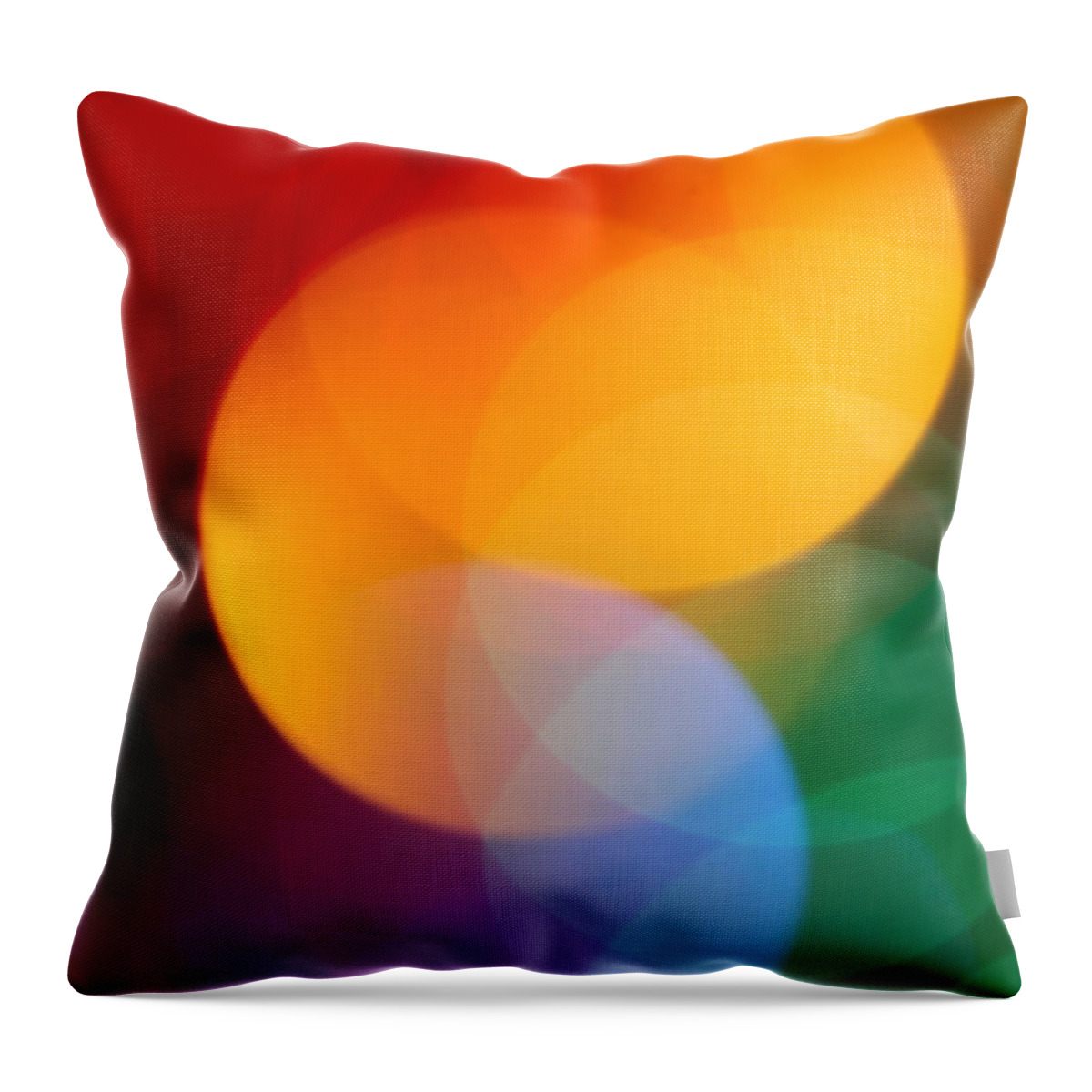 Abstract Throw Pillow featuring the photograph Deja Vu 2 by Dazzle Zazz