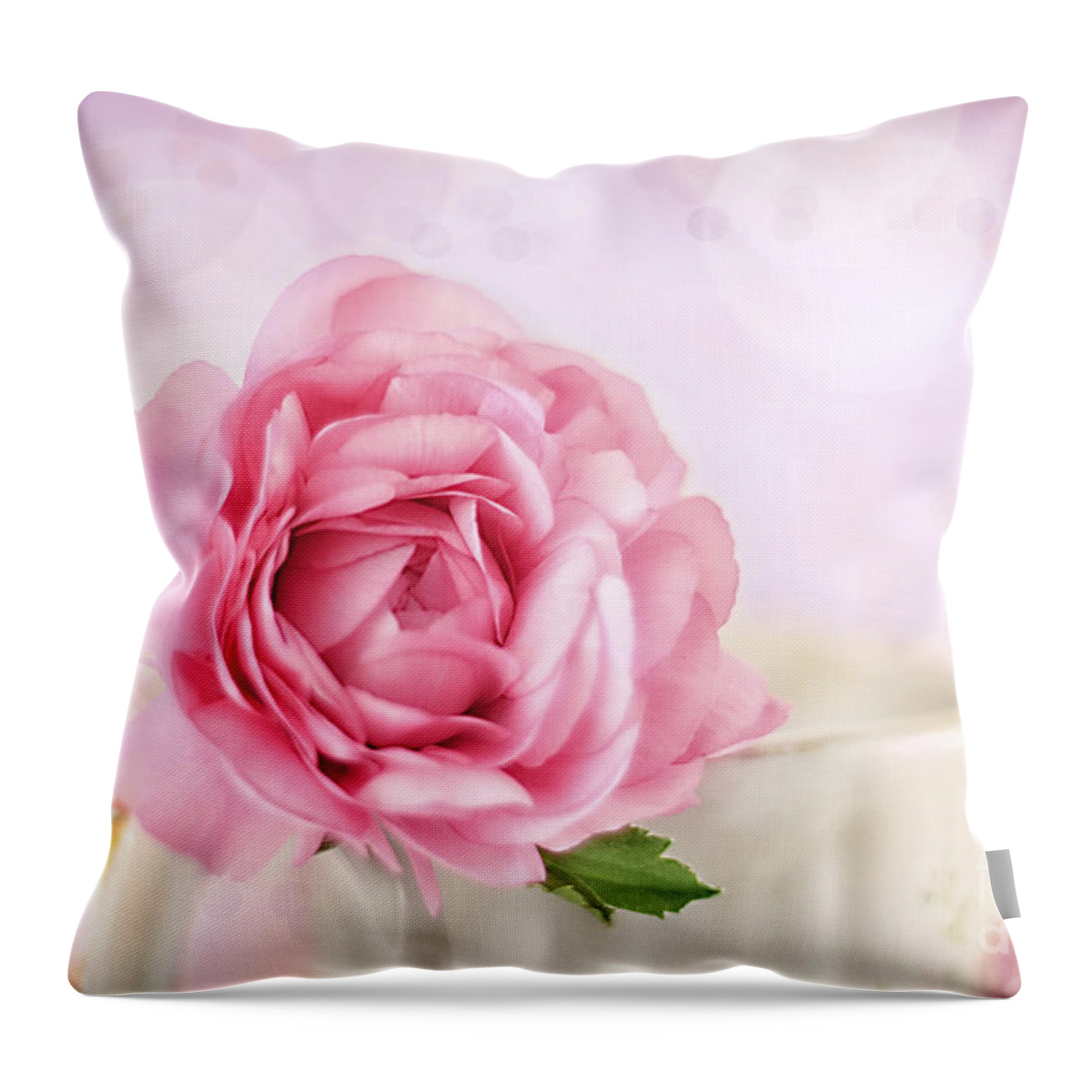 Aged Throw Pillow featuring the photograph Delicate II by Darren Fisher