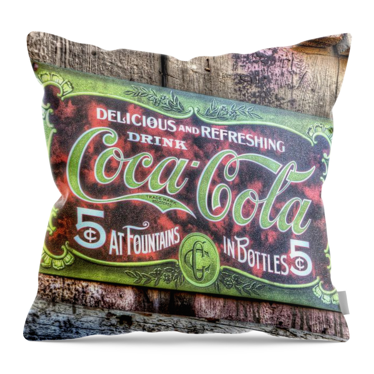 Vintage Throw Pillow featuring the photograph Delicious And Refreshing by Heidi Smith