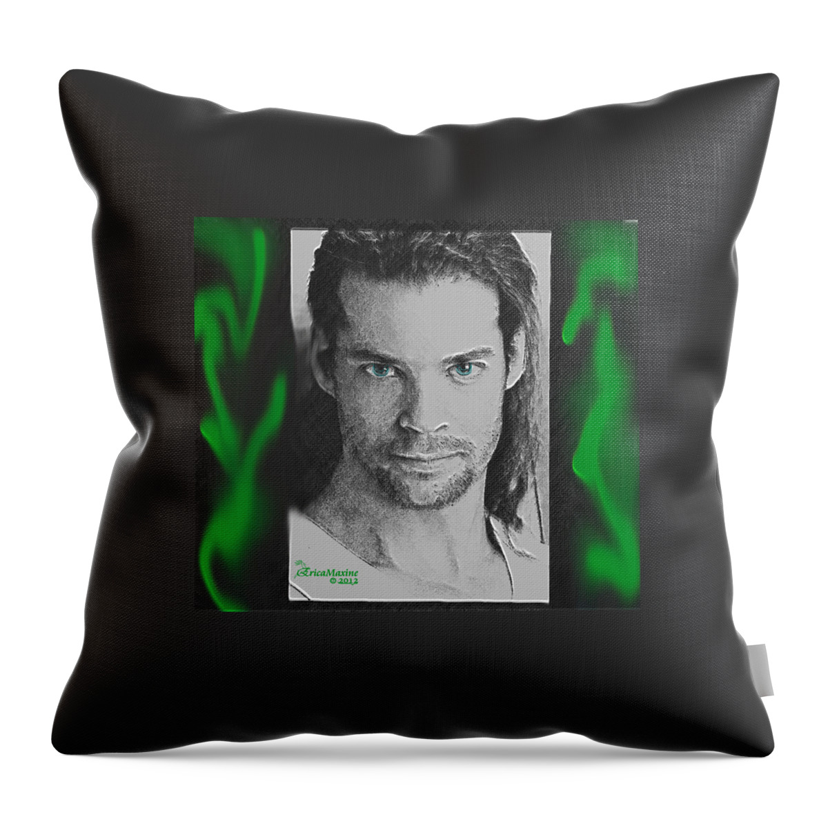 Dennis Throw Pillow featuring the photograph Dennis - My Son by Ericamaxine Price