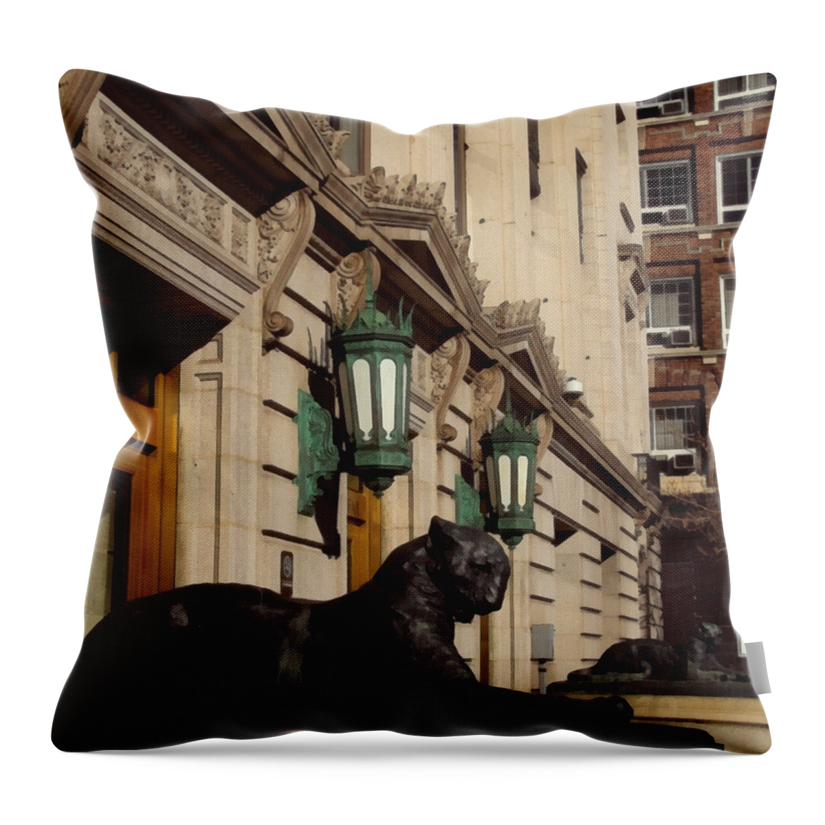 Denver Throw Pillow featuring the photograph Denver Architecture 2 by Angelina Tamez