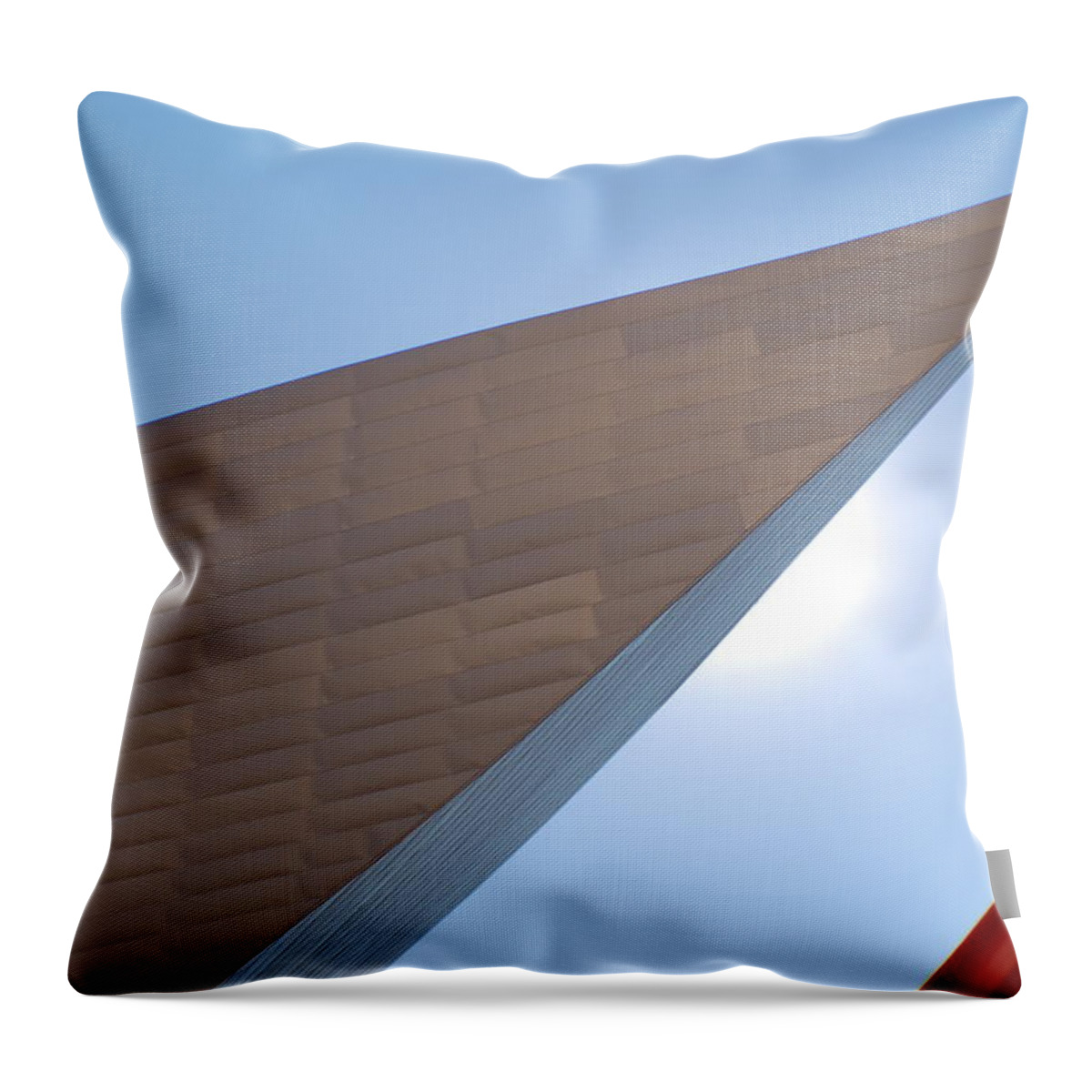 Building Throw Pillow featuring the photograph Denver Art Museum by Christopher James
