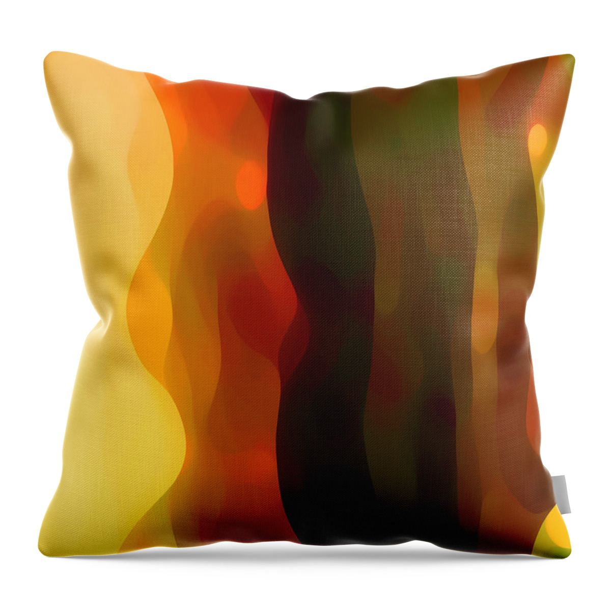 Bold Throw Pillow featuring the painting Desert Pattern 1 by Amy Vangsgard
