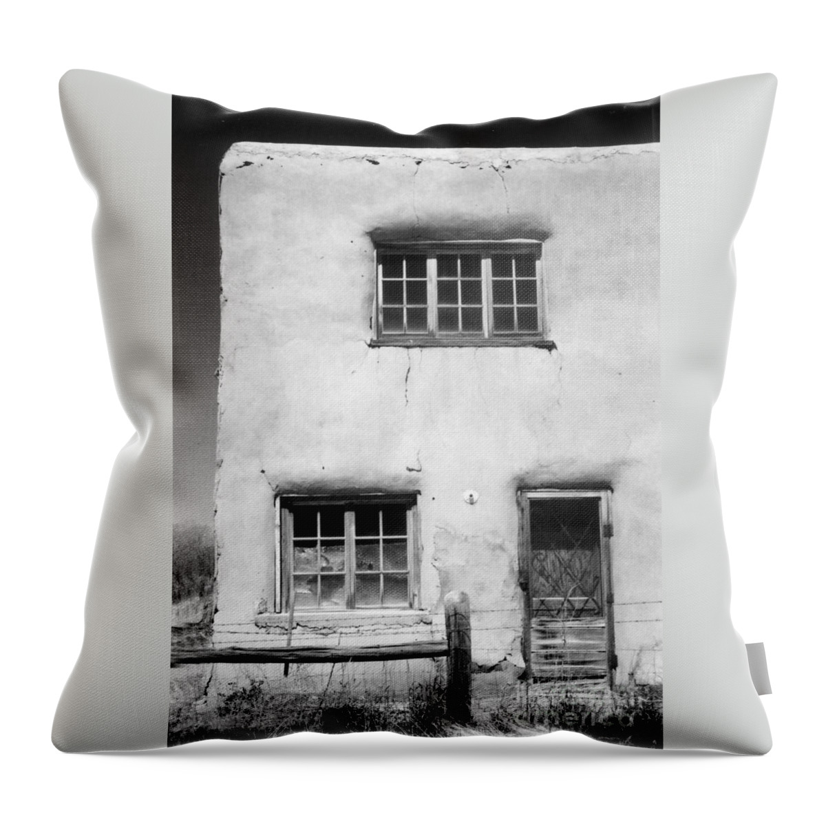 Building Throw Pillow featuring the photograph Deserted by Crystal Nederman