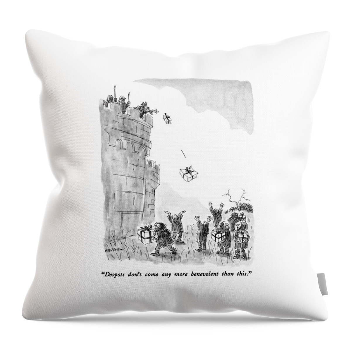 Despots Don't Come Any More Benevolent Than This Throw Pillow