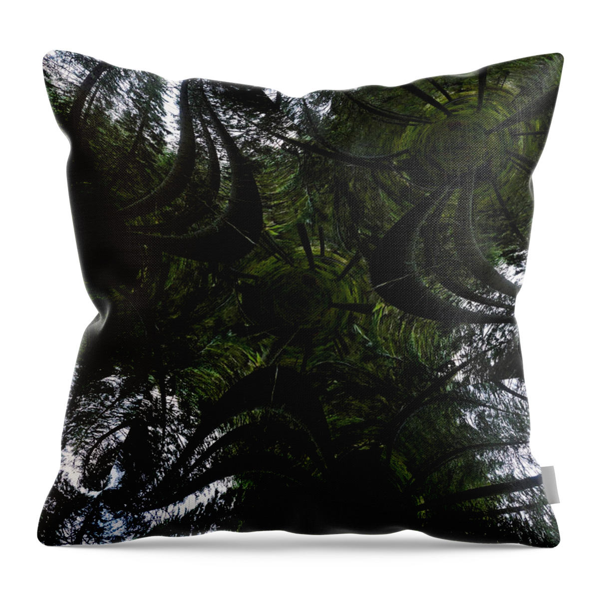 Finland Throw Pillow featuring the photograph Digital Jungle by Jouko Lehto