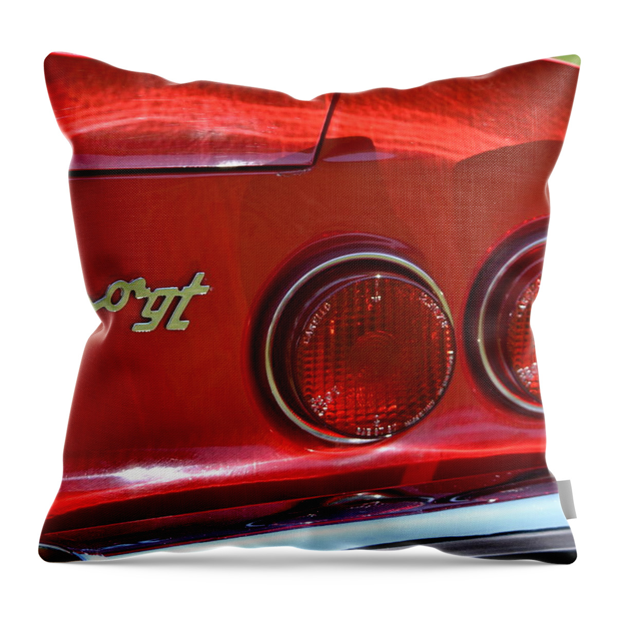 Ferrari Throw Pillow featuring the photograph Dino GT by Dean Ferreira
