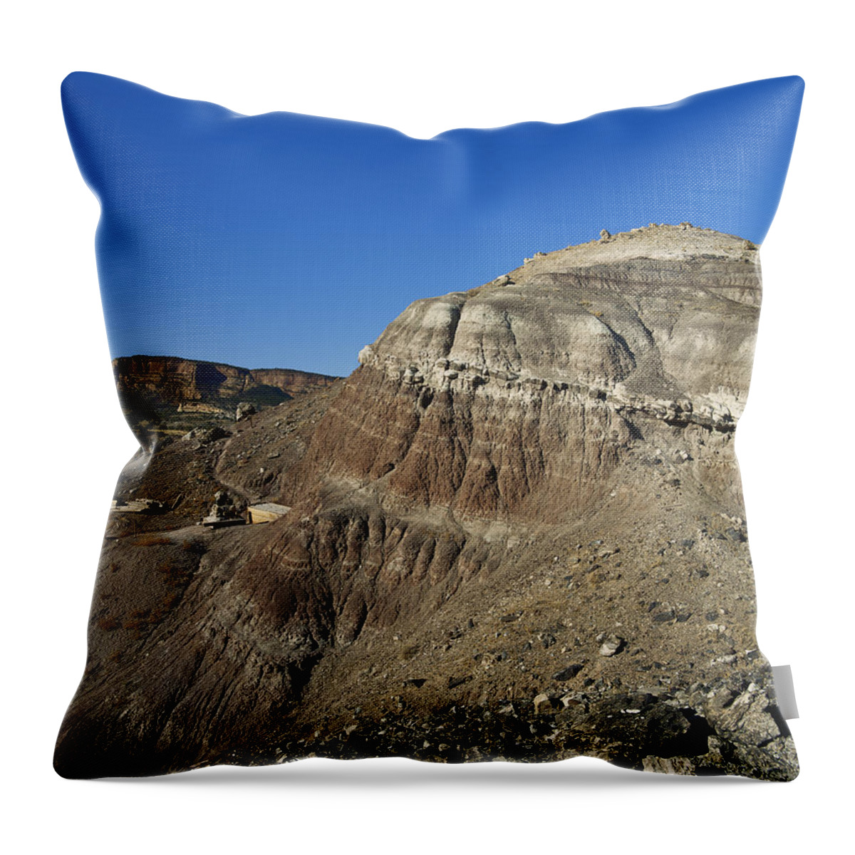 Dinosaur Hill Throw Pillow featuring the photograph Dinosaur Hill, Colorado by Francois Gohier