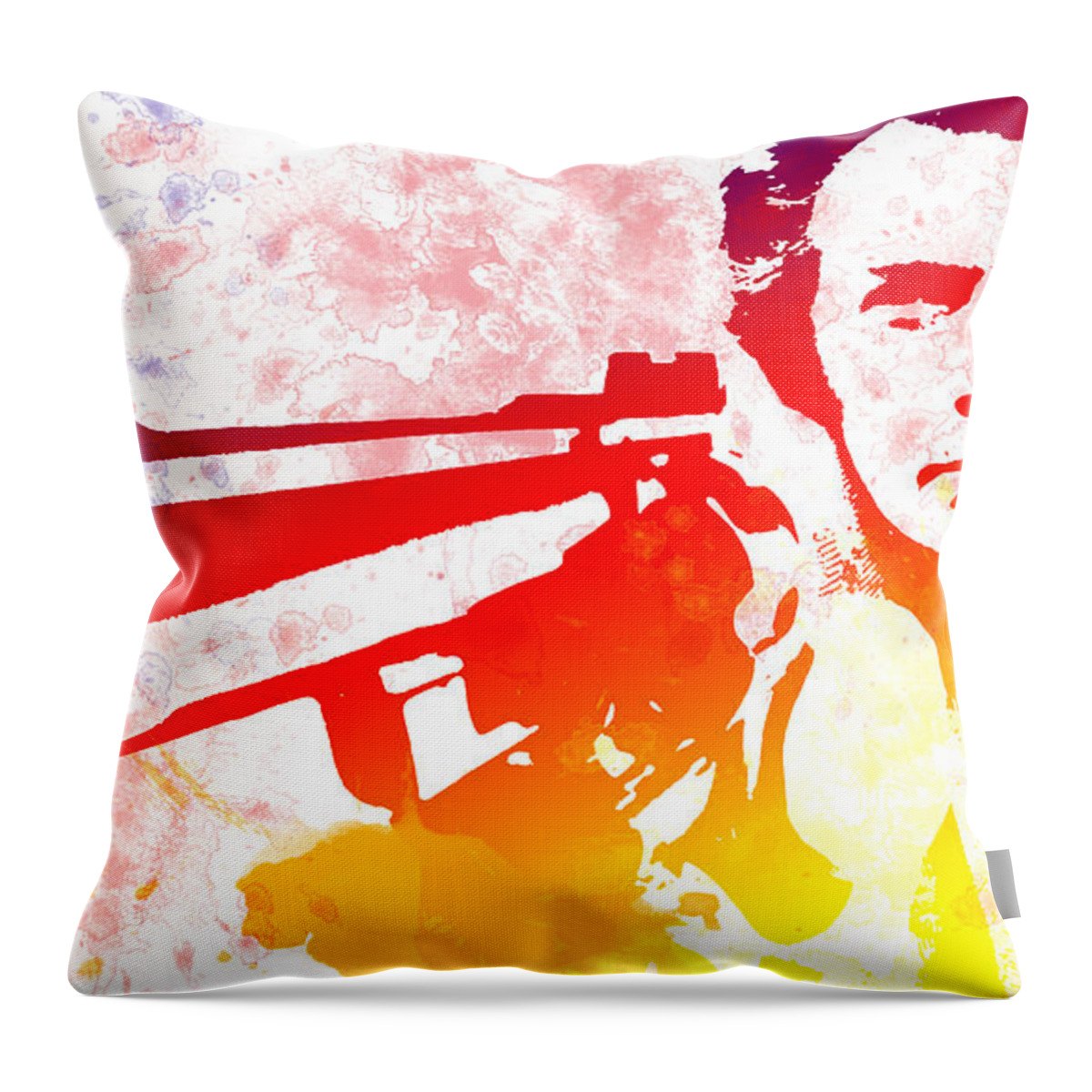 Dirty Harry Throw Pillow featuring the photograph Dirty harry by Chris Smith