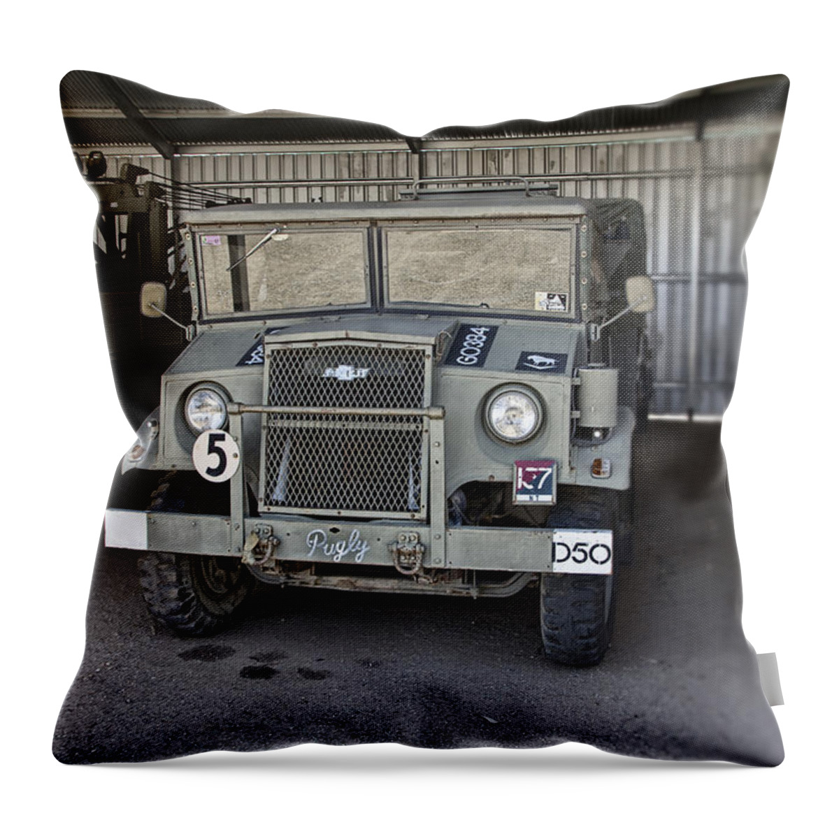 Old Throw Pillow featuring the photograph Disposal V2 by Douglas Barnard