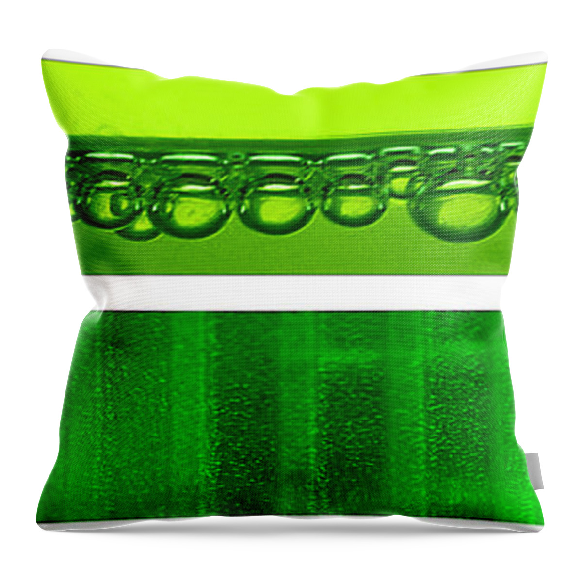 Abstract Throw Pillow featuring the photograph Do the Dew by Brian Duram