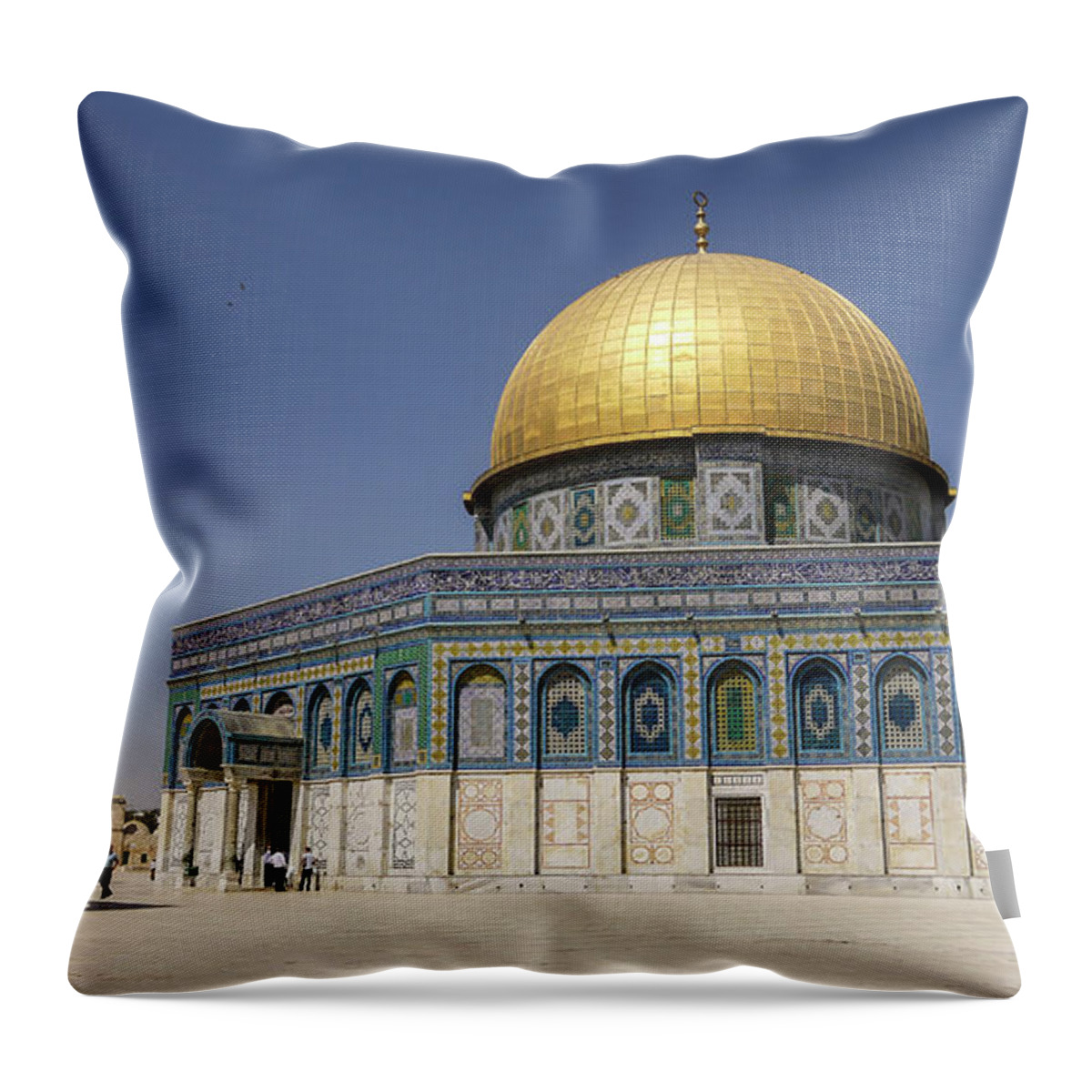 Arch Throw Pillow featuring the photograph Dome Of Rock by Photography By Daniel Frauchiger, Switzerland