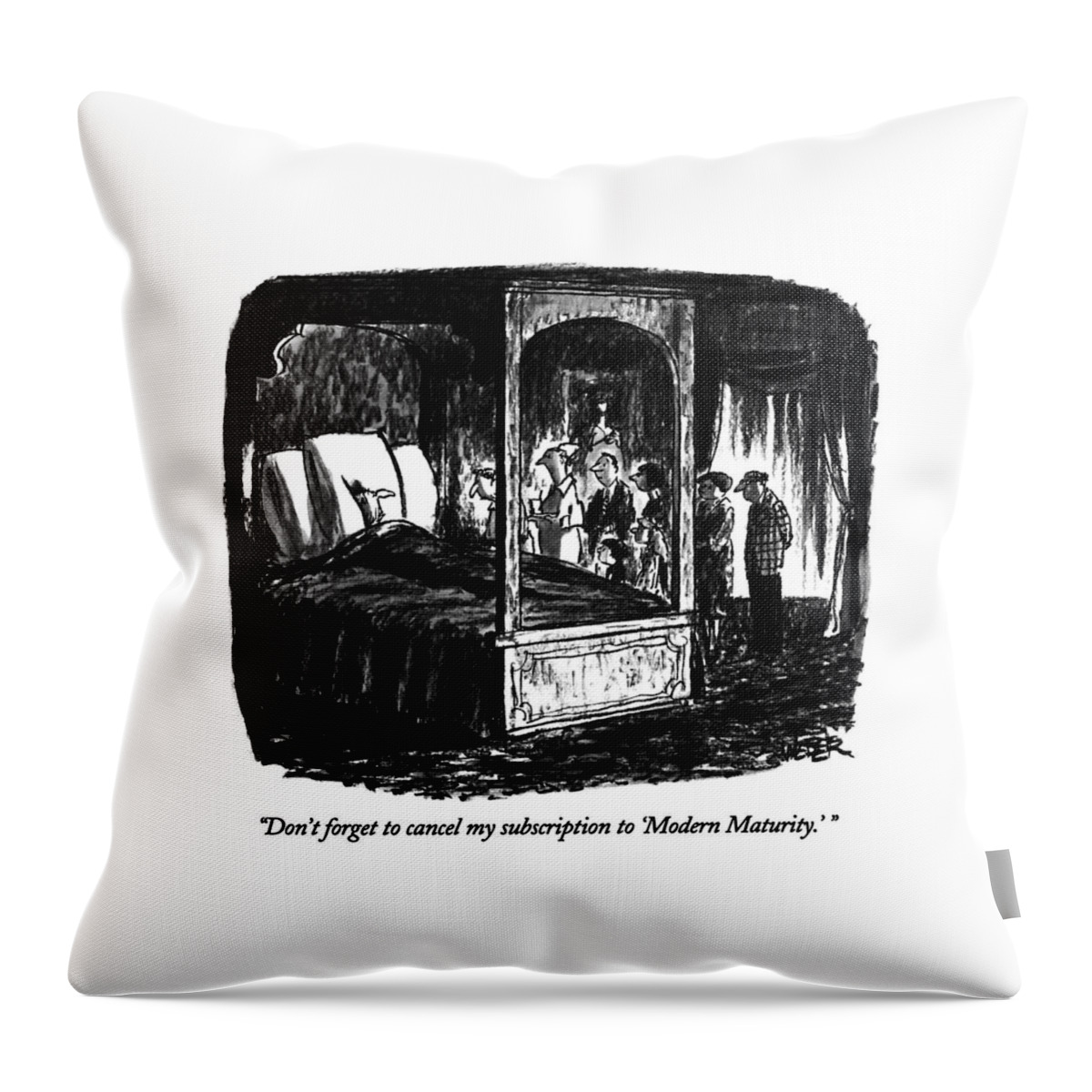 Don't Forget To Cancel My Subscription To 'modern Throw Pillow