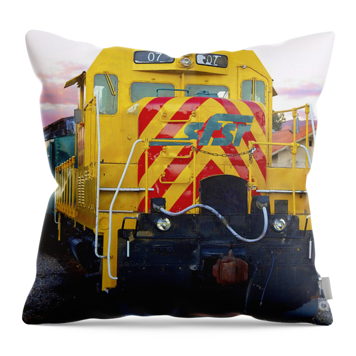 Double 07 Throw Pillow featuring the photograph Double 07 by Gary Holmes