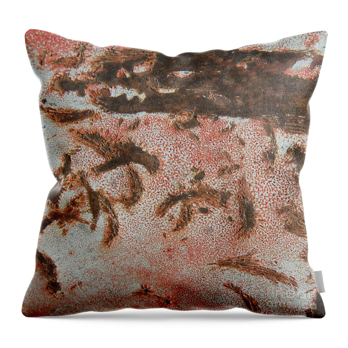 Abstract Throw Pillow featuring the photograph Dragon Doppelganger Abstract Square by Lee Craig