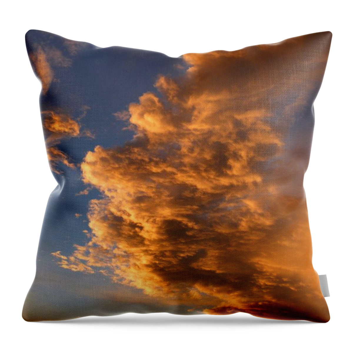 Dramatic Okanagan Sunset Throw Pillow featuring the photograph Dramatic Okanagan Sunset by Will Borden