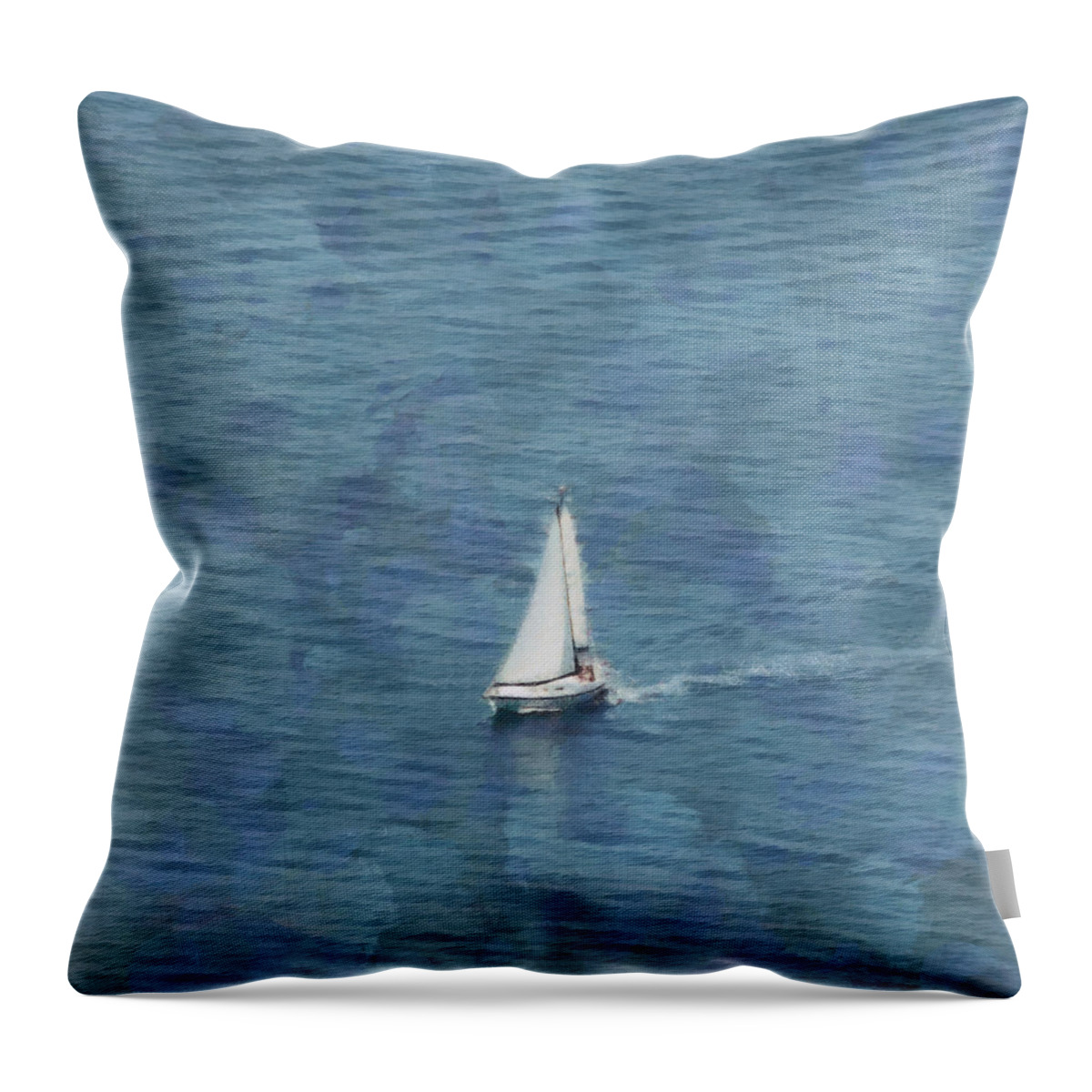 Sailboat Throw Pillow featuring the photograph Dreamy Summer Sails by Joshua House