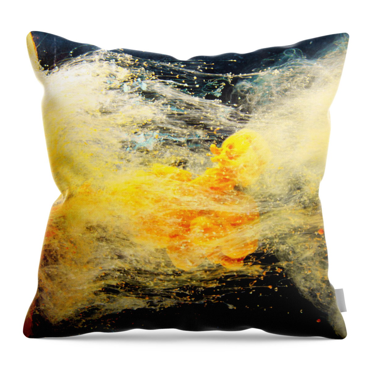 Abstract Throw Pillow featuring the photograph Duality by Modern Abstract
