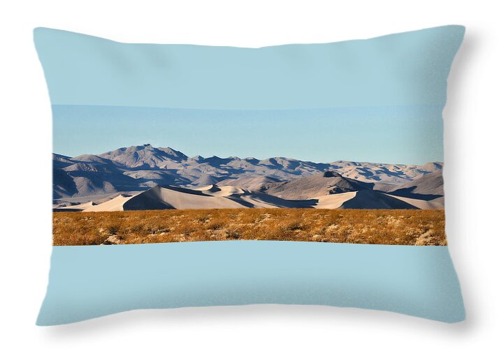  Throw Pillow featuring the photograph Dunes - Death Valley by Dana Sohr