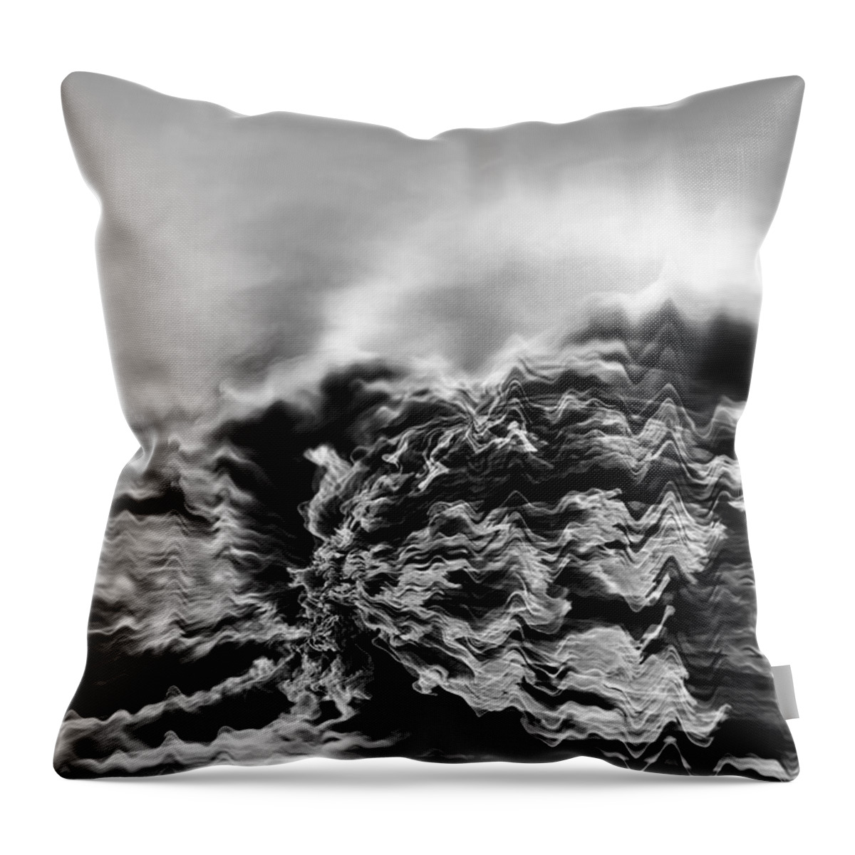 Earthly Vibrations Throw Pillow featuring the digital art Earthly Vibrations by Dolores Kaufman